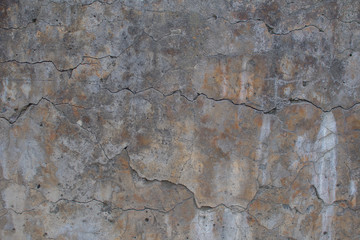 rough texture of the concrete wall