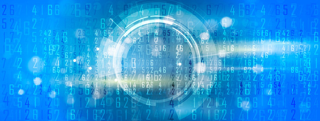 Abstract tech background. Futuristic technology interface
