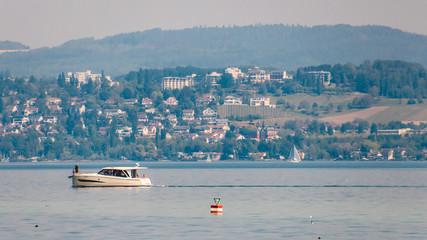 Beautiful view from the Mainau island - Bodensee - Bavaria - Germany