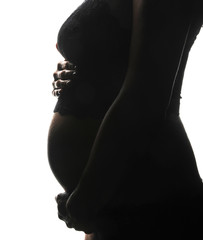 runder dicker babybauch schwangere frau familienplanung