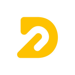 Letter D logo. Icon design. Template elements - vector sign