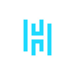Letter H logo. Icon design. Template elements - vector sign