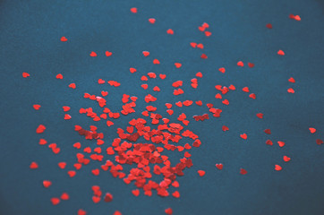 Shiny hearts love symbol