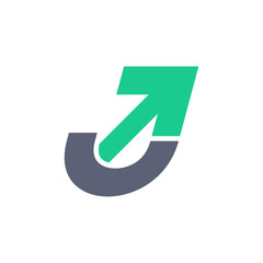 Letter J logo. Icon design. Template elements - vector sign