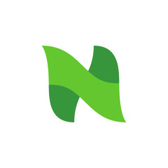 Letter N logo. Icon design. Template elements - vector sign