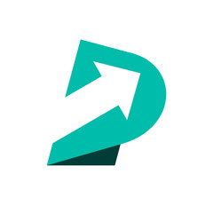 Letter P logo. Icon design. Template elements - vector sign