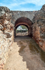 Roman ruins in the Spanish city of Merida