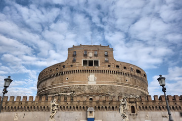 Fototapeta na wymiar Castel Sant'Angelo facade