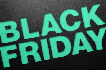 Black friday poster.