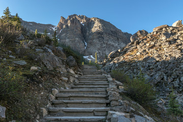 Stairway to Moraine Lake View Point