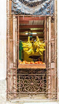 A local store selling fruit in Havana, Cuba