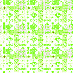 Seamless pattern background from a variety of multicolored squares.