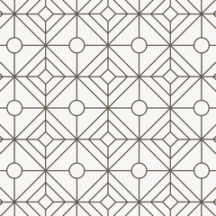 geometric vector pattern, repeating linear diamond shape with oval shape at center. graphic clean for wallpaper, fabric, background. pattern is on swatches panel.