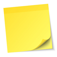 Yellow Stick Note Pad