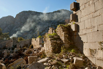 The ruins of ancient civilizations still extant