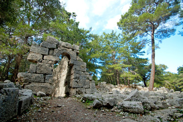 The ruins of ancient civilizations still extant