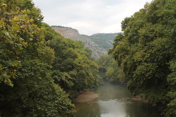 river in the mountains