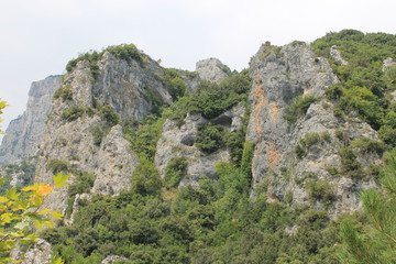 rocks in mountains