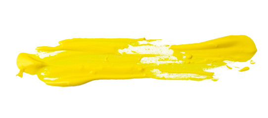 paint brush texture isolated on white