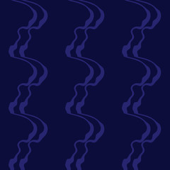 Seamless pattern background with multi-colored wavy lines.