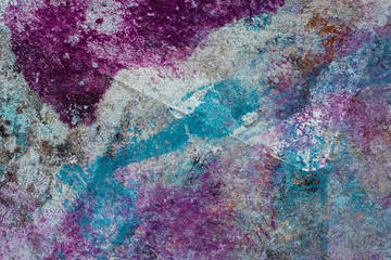 Abstract Painted Surface with Interesting Textures