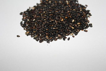 Chia seeds, Food background