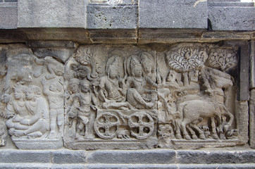 Prambanan temple near Yogyakarta on Java island, Indonesia