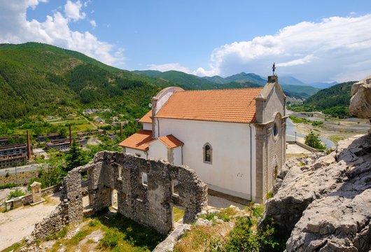Church of the Ascension, Kisha se Shelbuemit, Fan River, Rubik, Mirdita Region, Qar Lezha, Albania, Europe