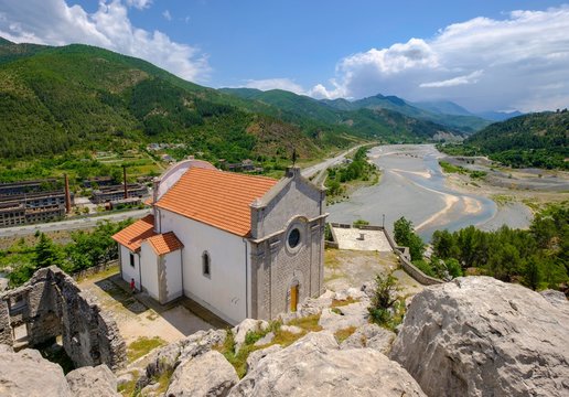 Church of the Ascension, Kisha se Shelbuemit, Fan River, Rubik, Mirdita Region, Qar Lezha, Albania, Europe