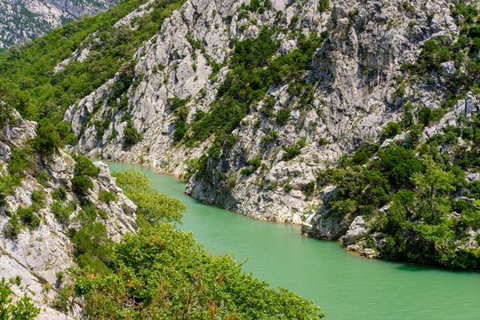 Mat Canyon near Milot, Qark Lezha, Albania, Europe