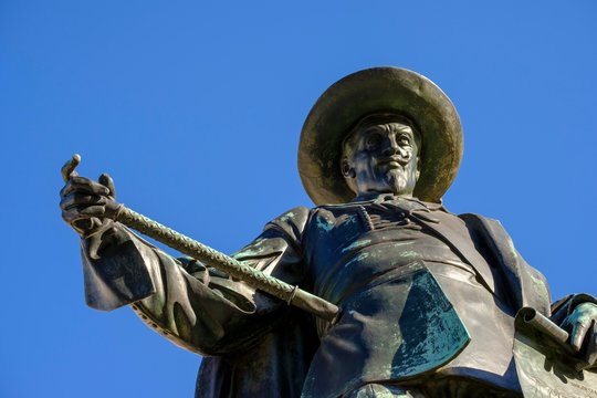 Tilly Monument, Rain, Donau-Ries County, Swabia, Bavaria, Germany, Europe