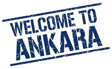 welcome to Ankara stamp