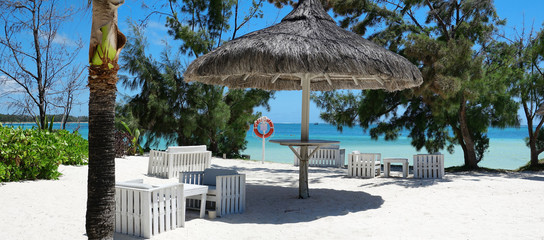 Plage paradisiaque de l'Ile Maurice