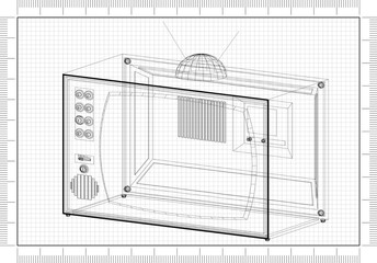 Old TV Architect blueprint 