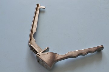 Tool for extruding garlic