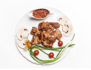 dish of pork