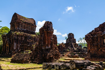 Fototapeta premium Champa ruins, My Son - UNESCO World Heritage Centre, Quang Nam, VietNam