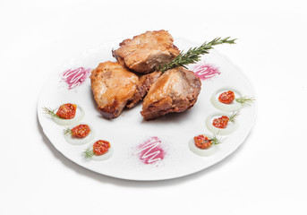 dish of pork