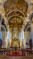Fototapeta na wymiar Église Saint-Nicolas de Prague