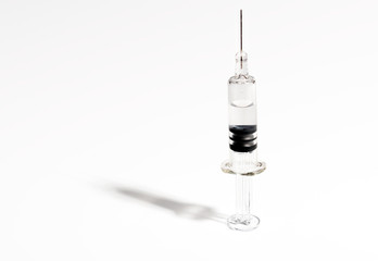 medical syringe for vaccinations