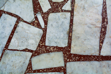 abstract background and texture on the floor of a mosaic