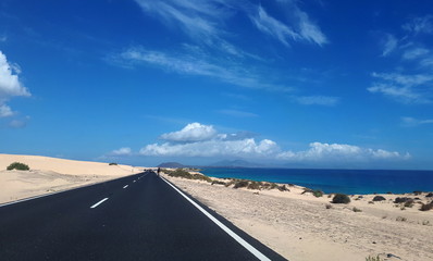 Fototapeta premium Road in desert