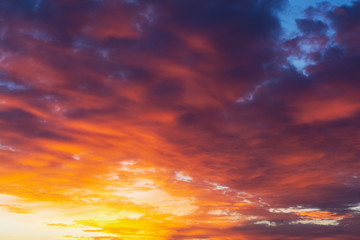 Naklejka na ściany i meble sky background at sunset