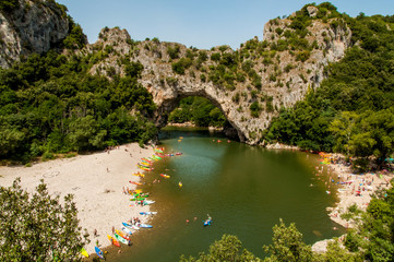 Pont d Arc, a natural arch bridge in France
