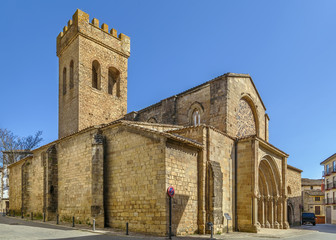 Fototapeta na wymiar Church of Santiago, Sanguesa, Spain