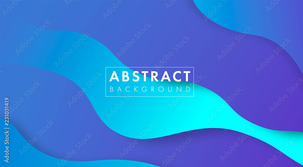 Poster colorful abstract geometric background.trend gradient. fluid shapes composition. eps10 vector.