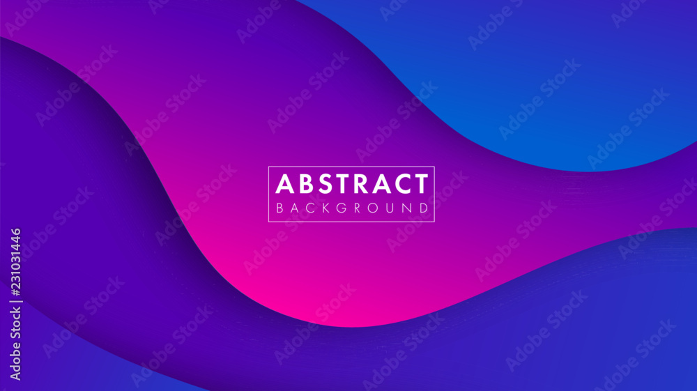 Poster colorful abstract geometric background.trend gradient. fluid shapes composition. eps10 vector.
