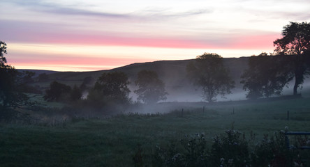 Misty Sunrise, Semer Water, Yorkshire Dales