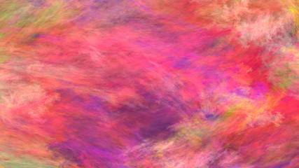 Chaotic crimson brush strokes. Abstract grunge texture. Fractal background. 3d rendering.