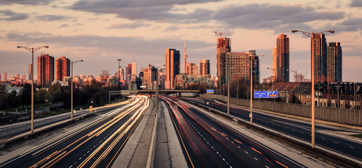 Toronto Skyline and the Gardiner Expressway